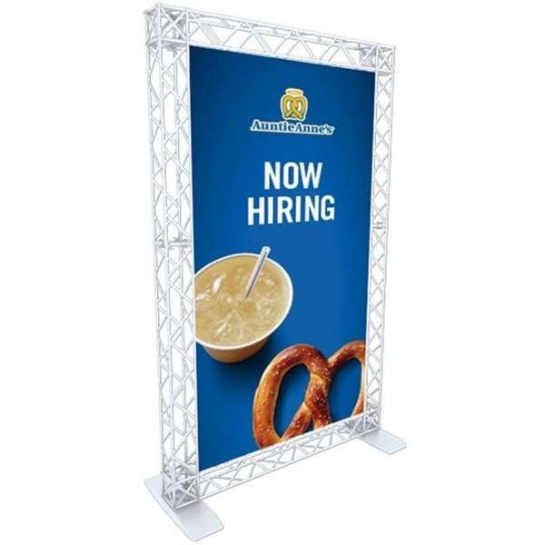 Crown Truss Single Banner, 15 x 15 cm, white exhibition wall | Danish ...