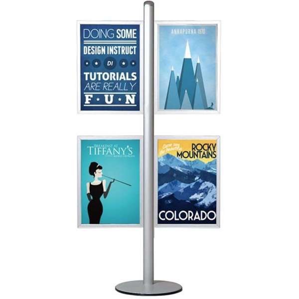 MULTISTAND 15 Double sided with 4 pcs. A2 Slide-in Vertical | Danish ...