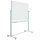 Swinging board, whiteboard board for intensive use on mobile stand - 8 sizes - 100x150 cm