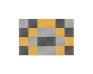 Akustikpaneler, Visual Wall Panels, Gr&aring; + Gul S&aelig;t, 24 stk. 30x30cm, 18mm tykkelse