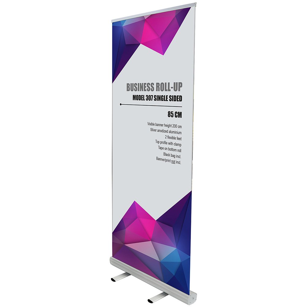 Roller Banner Cassette, Business, one-sided, aluminum, including bag ...