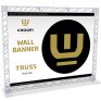 Crown Truss 10 Banner Wall - Vit