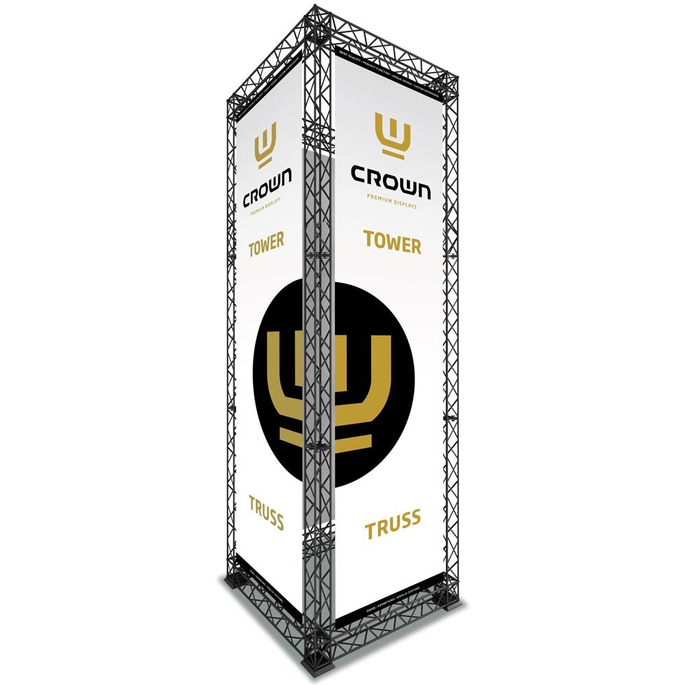 Crown Truss 10x10 Tower, Black | Displaylager.eu