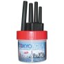 Tokyo Aqua - 4 Filt Pen Set - Svart