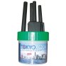 Tokyo Aqua - 4 Filt Pen Set - Svart