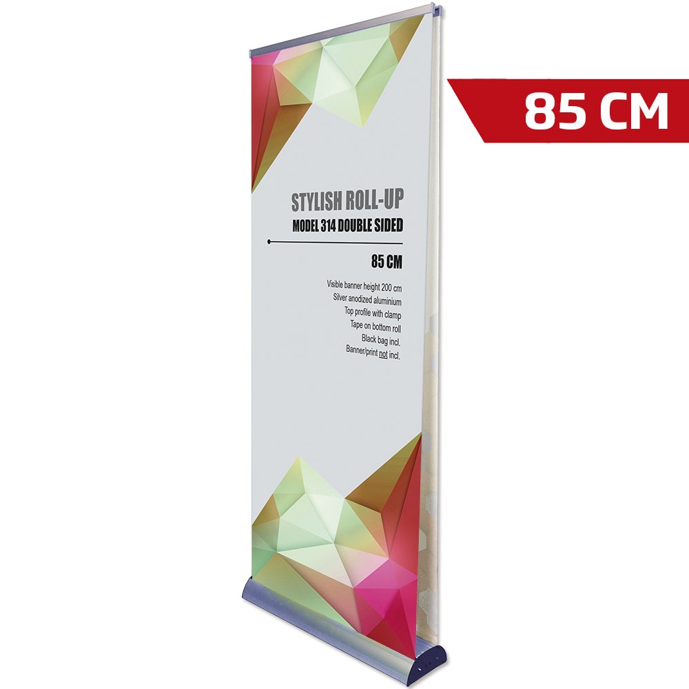 Stylish Roller Banner Aluminium Cassette Double-Sided Banner with Bag ...