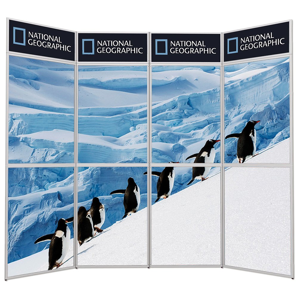 Exhibition Wall, Expo Wall, 4 sections, 292 x 239 cm, Without print ...