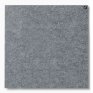 Buzzifelt Anthracite - magnetisk lydabsorberende filtbekl&aelig;dt opslagstavle - 100x100cm