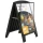 APET-Schutzfolie f&uuml;r Compact Plast Kundenstopper, DIN A1, schwarz (6153) - 1 mm